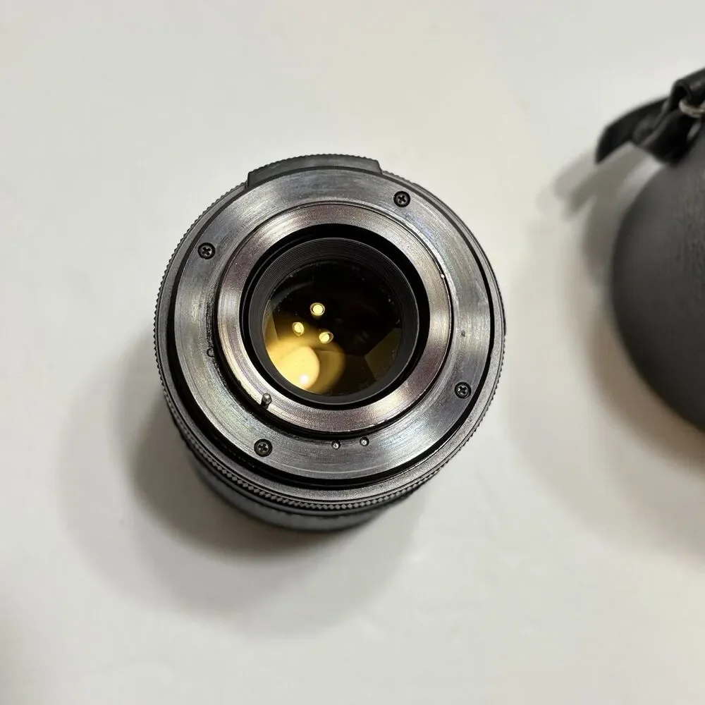 Auto Chinon 1:28 f=135mm Japan 28mm f2.8 Auto Lens Camera with Case